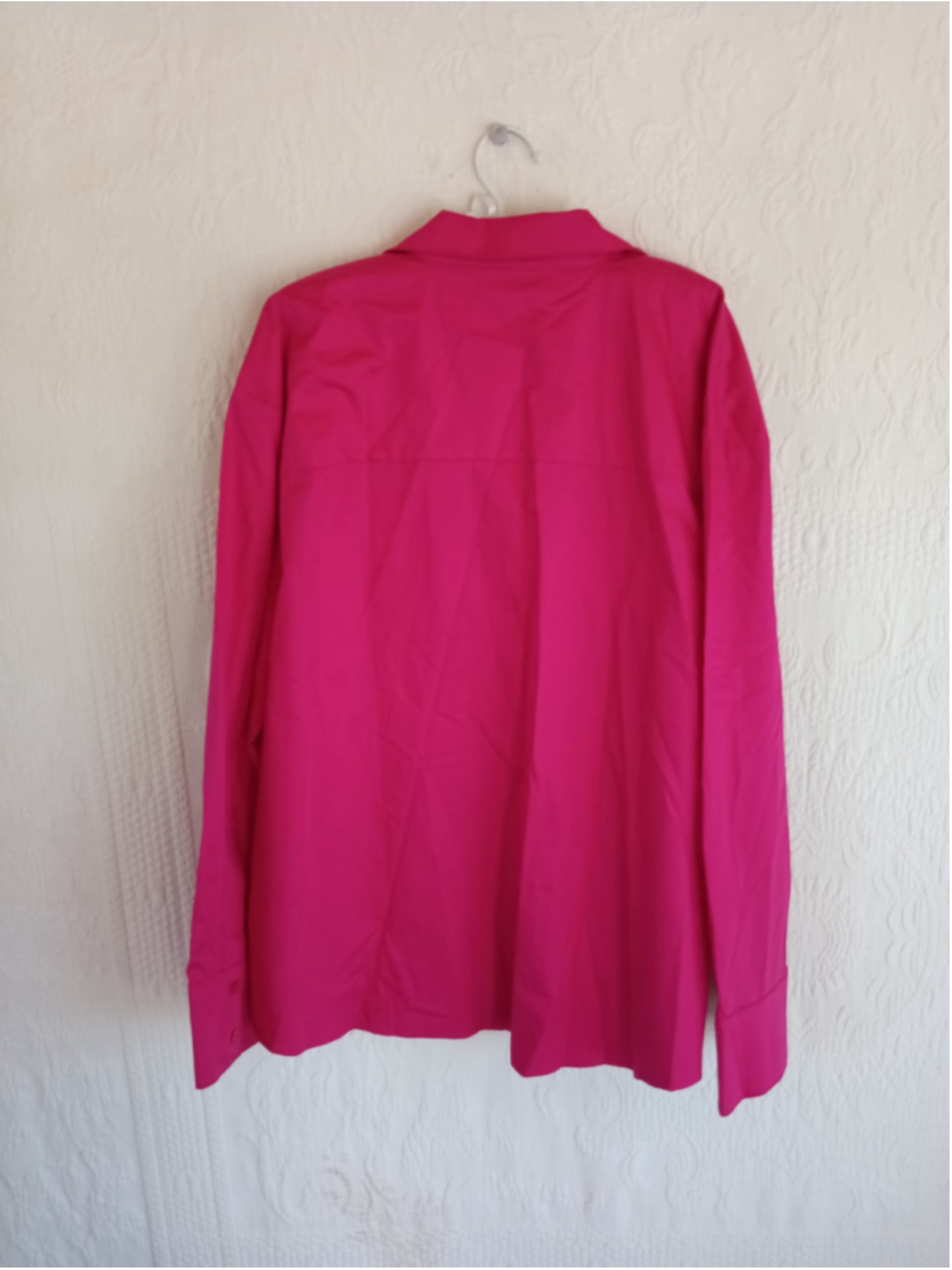 Worthington Cyber Pink Button Down Shirt work business colorful neon plus xxl 2x - Picture 10 of 11